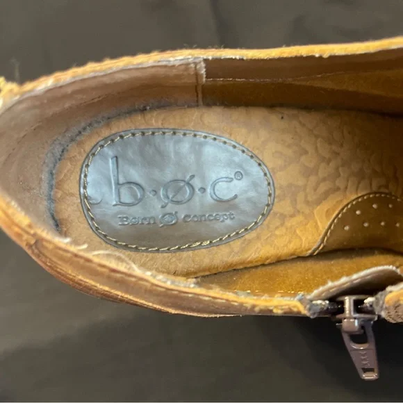 Born of Concept Heeled Leather Booties - Picture 4 of 8